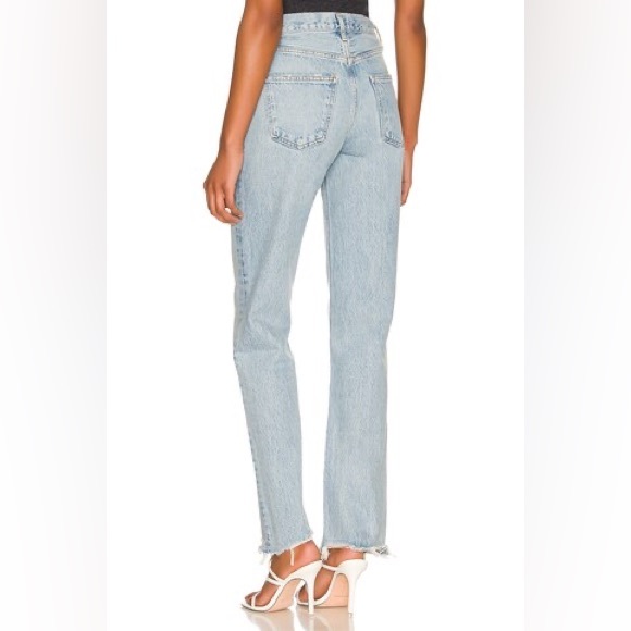 AGOLDE lana mid rise vintage straight jeans - Picture 3 of 8